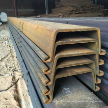 U / Z Type Hot Rolled Steel Sheet Pile Made in China Q345b S355